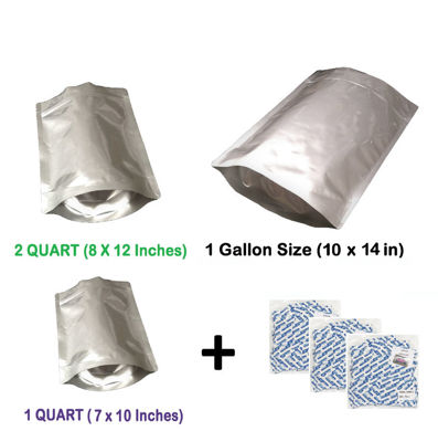 Picture of GUSSETED ZIP LOCK BUNDLE PACK +  OXYGEN ABSORBERS