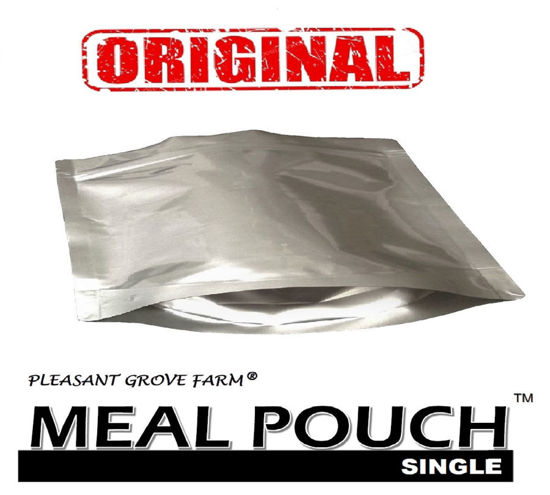 Picture of MEAL POUCH (SINGLE) 7-Mil Gusseted Zip Lock Mylar Bag