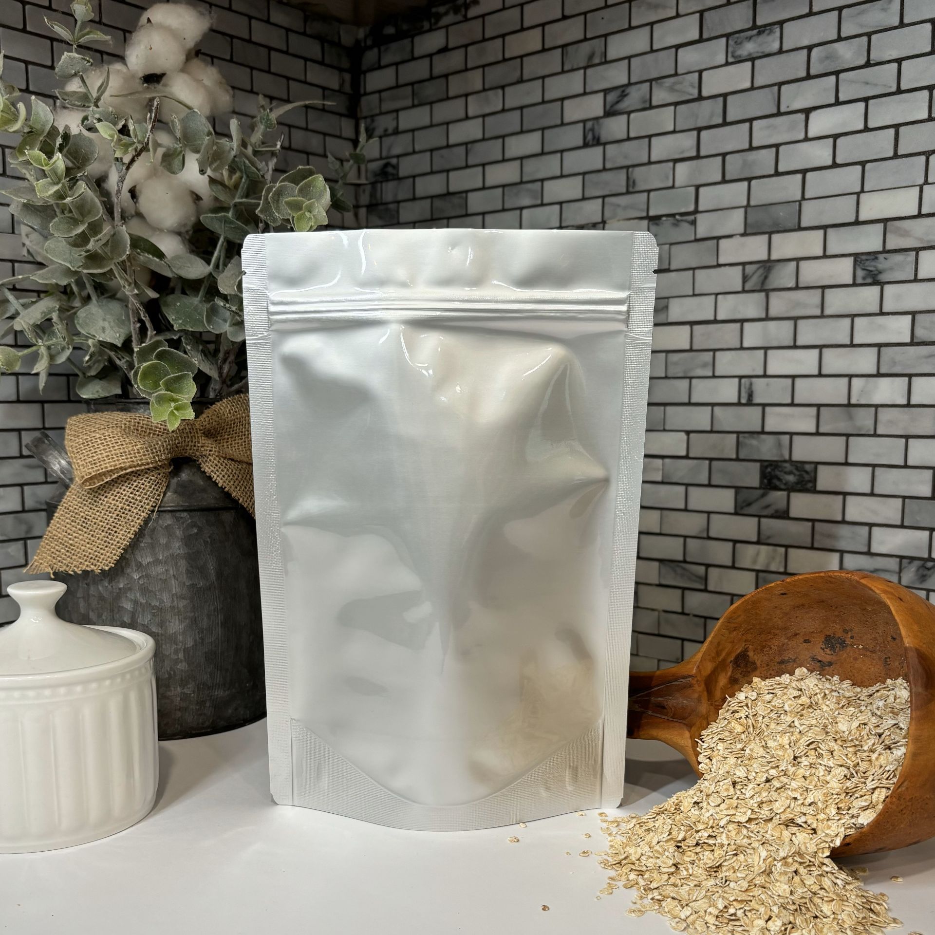 Picture of 1 Quart 7-Mil Gusseted Zip Lock Mylar Bag (BULK-CASE)- 500 COUNT