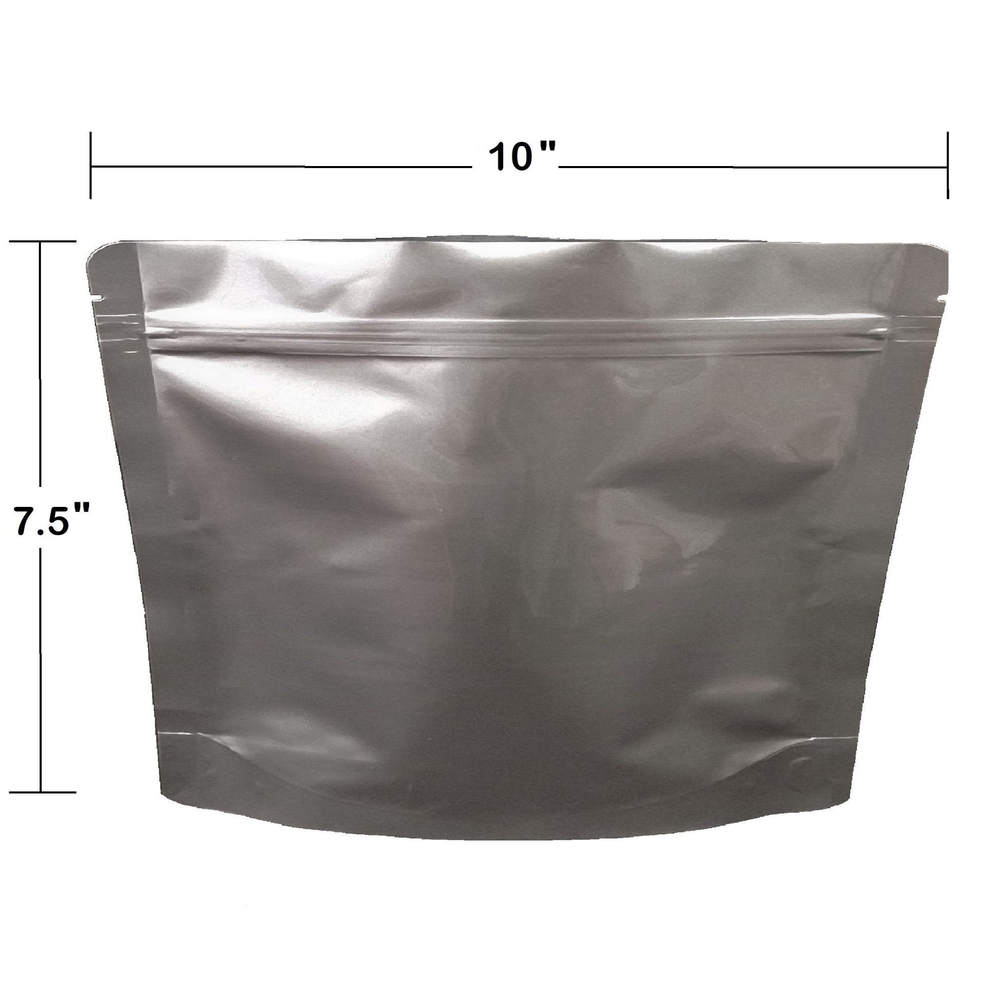 Picture of DOUBLE MEAL POUCH 7-Mil Gusseted Zip Top Mylar Bag (300-COUNT)