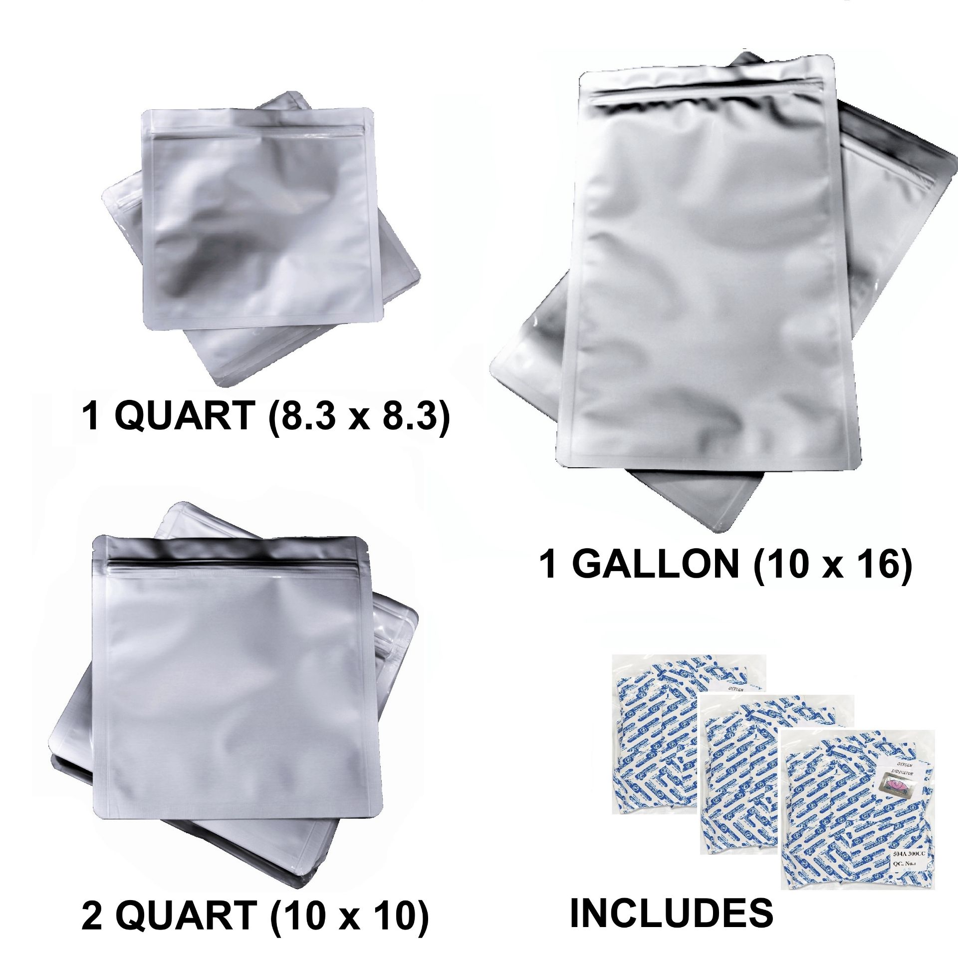 Picture of ZIP TOP BUNDLE with 150 OXYGEN ABSORBERS