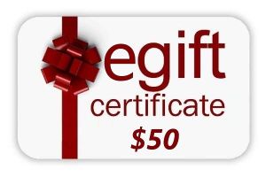 Picture of $50 eGift Certificate (by EMAIL)